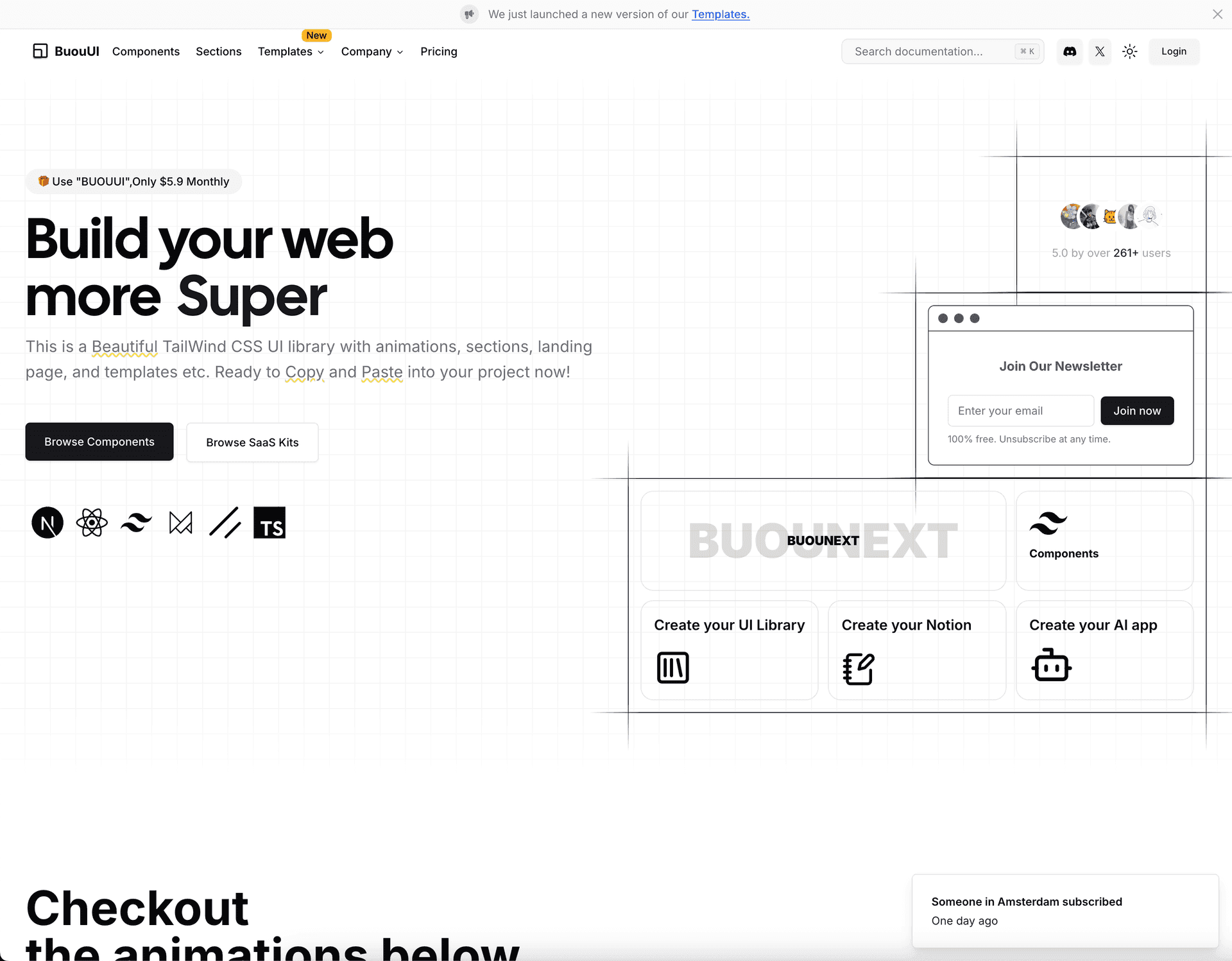 BuouUI - 让你的 React 应用“自我生长”的下一代 UI 库