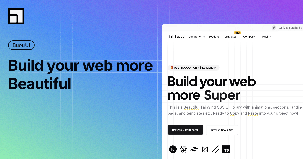 Discover BuouUI: Accelerate Your Frontend with Beautiful, Copy‑Paste UI Power